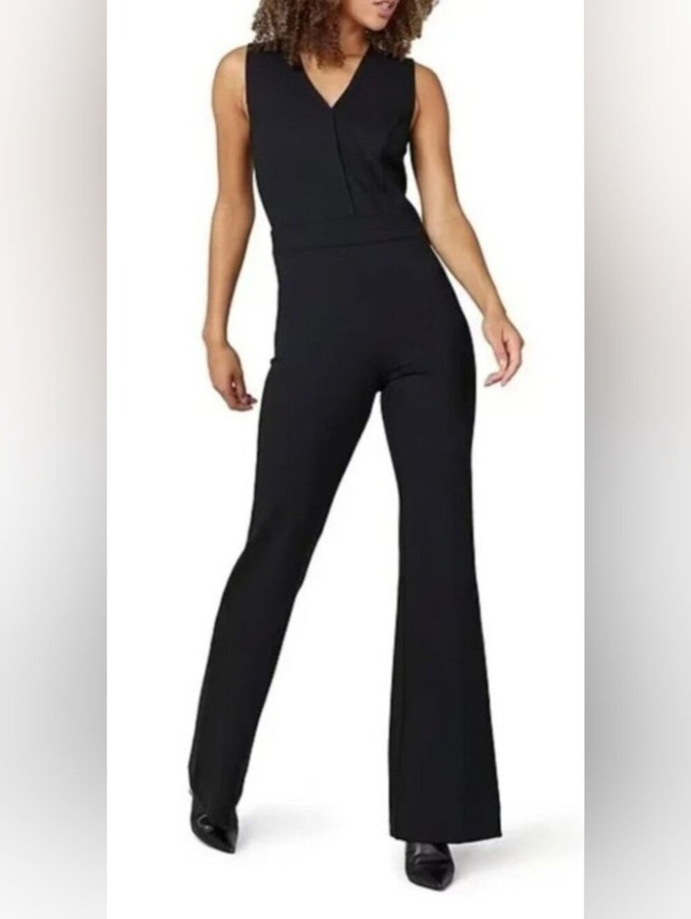 SPANX Black Boot-Cut Jumpsuit